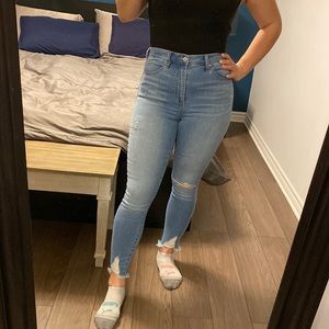 Garage jeans size 7/28 ultra high rise!